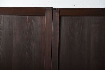 古民具・骨董　古い木製のアンティーク帯戸4枚セット(1)