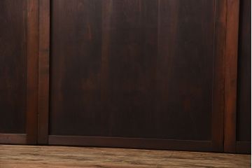 古民具・骨董　古い木製のアンティーク帯戸4枚セット(1)