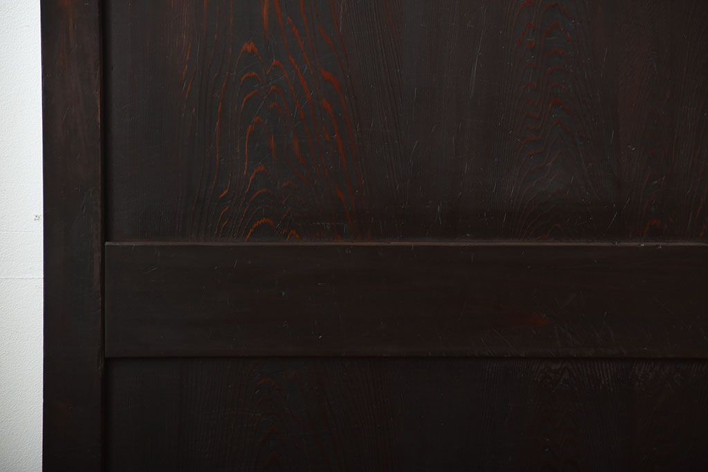 古民具・骨董　古い木製のアンティーク帯戸4枚セット(2)