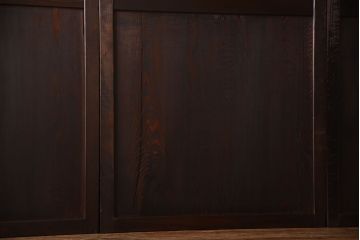 古民具・骨董　古い木製のアンティーク帯戸4枚セット(2)