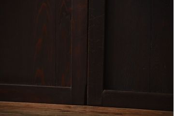 古民具・骨董　古い木製のアンティーク帯戸4枚セット(2)