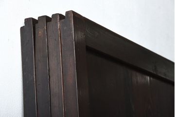 古民具・骨董　古い木製のアンティーク帯戸4枚セット(2)