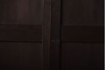 古民具・骨董　古い木製のアンティーク帯戸4枚セット(2)