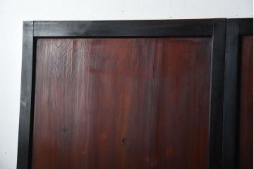 古民具・骨董　和モダンなアンティーク帯戸3枚セット