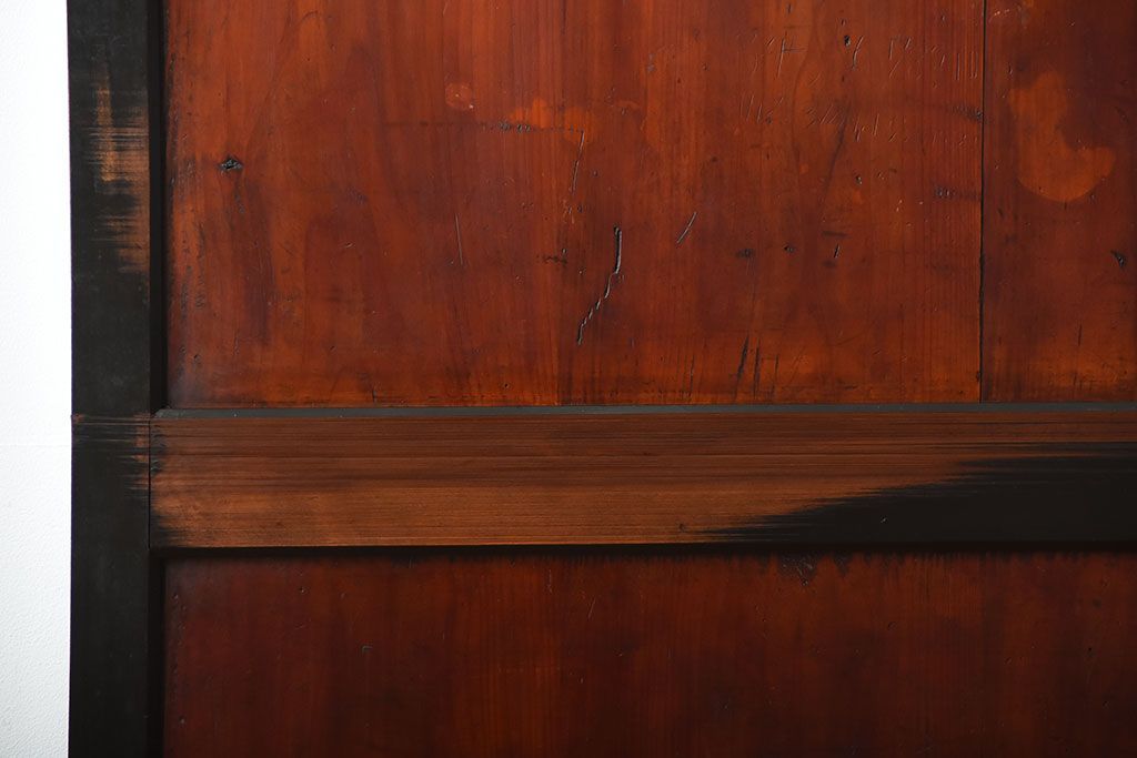 古民具・骨董　和モダンなアンティーク帯戸3枚セット