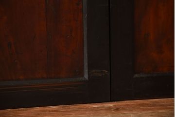 古民具・骨董　和モダンなアンティーク帯戸3枚セット