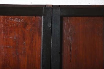 古民具・骨董　和モダンなアンティーク帯戸3枚セット