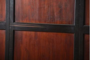 古民具・骨董　和モダンなアンティーク帯戸3枚セット