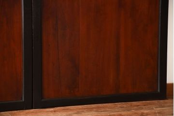 古民具・骨董　和モダンなアンティーク帯戸3枚セット