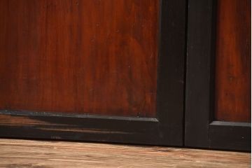 古民具・骨董　和モダンなアンティーク帯戸3枚セット