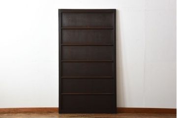 古民具・骨董　古い木製のアンティーク舞良戸(4)