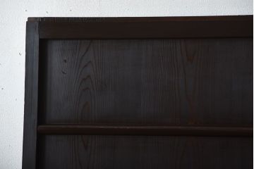 古民具・骨董　古い木製のアンティーク舞良戸(4)