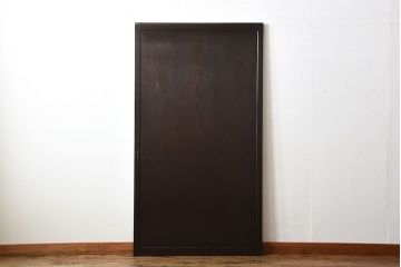 古民具・骨董　古い木製のアンティーク舞良戸(4)