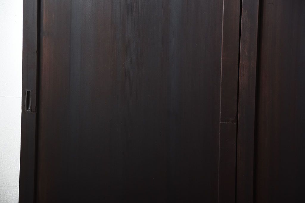 古民具・骨董　上品な柾目が美しい高級アンティーク板戸