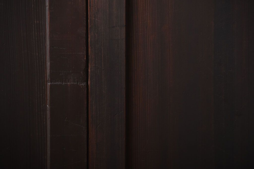 古民具・骨董　上品な柾目が美しい高級アンティーク板戸