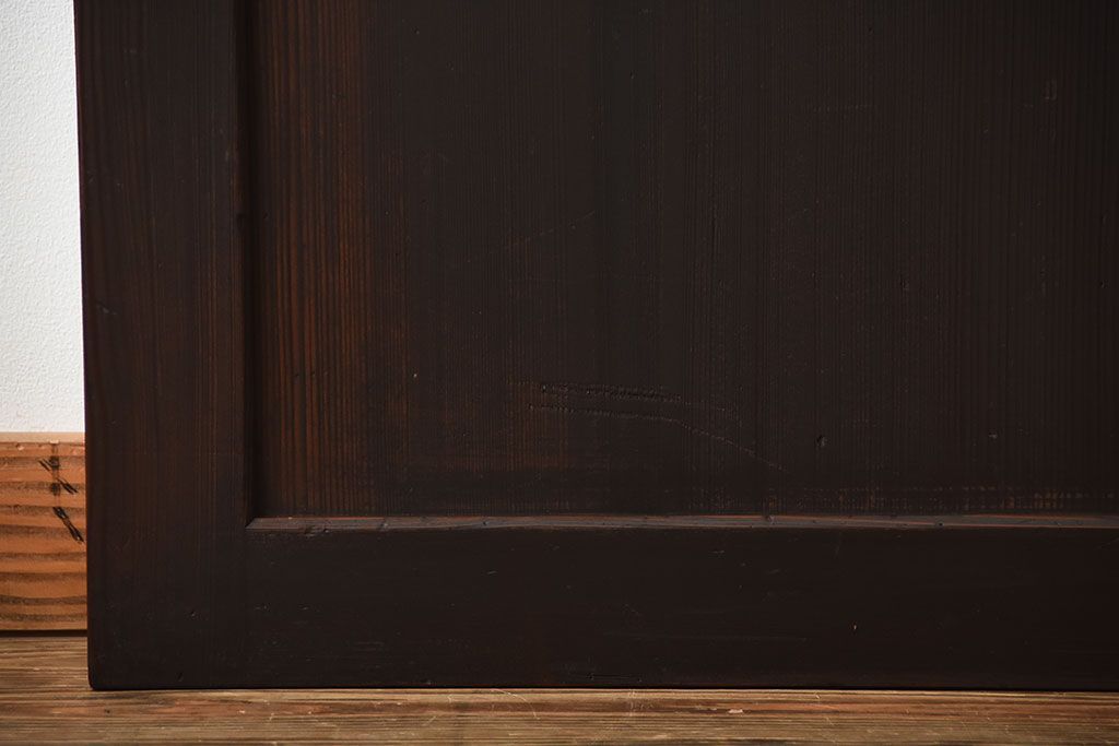 古民具・骨董　上品な柾目が美しい高級アンティーク板戸