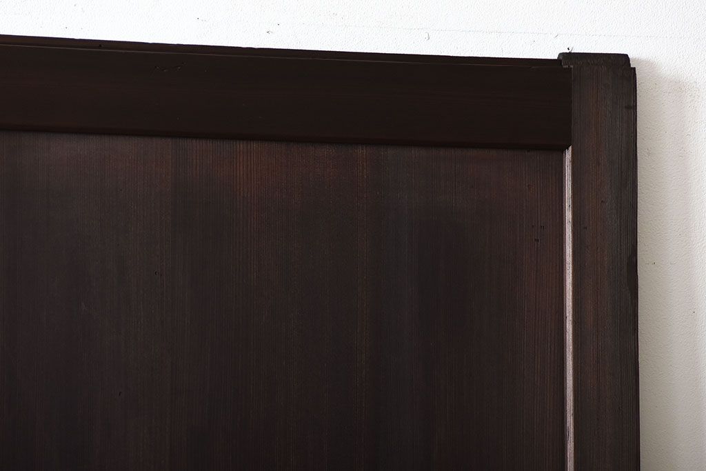 古民具・骨董　上品な柾目が美しい高級アンティーク板戸