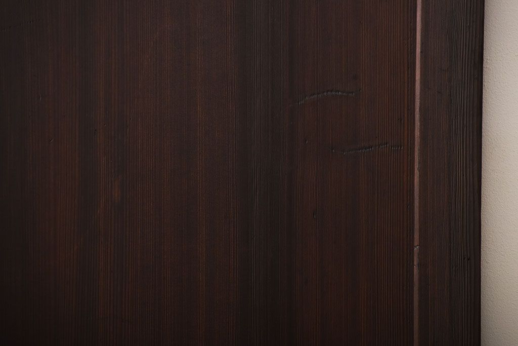 古民具・骨董　上品な柾目が美しい高級アンティーク板戸