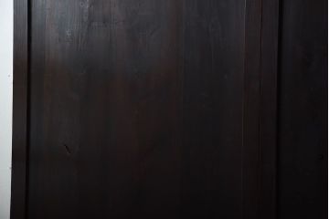 古民具・骨董　重厚な古い木製のアンティーク板戸3枚セット
