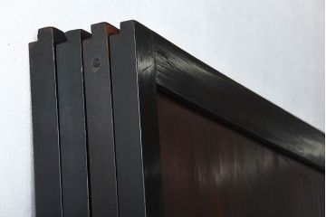 古民具・骨董　取っ手金具が作りの凝った板戸4枚セット(帯戸)