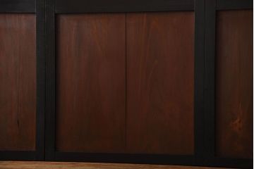 古民具・骨董　取っ手金具が作りの凝った板戸4枚セット(帯戸)