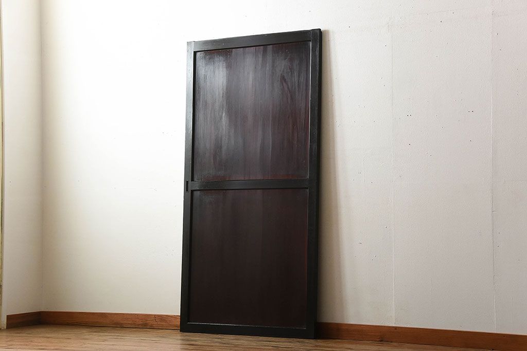 古民具・骨董　古い木のアンティーク帯戸(1)