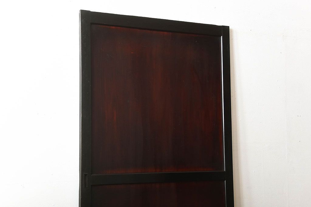 古民具・骨董　古い木のアンティーク帯戸(1)