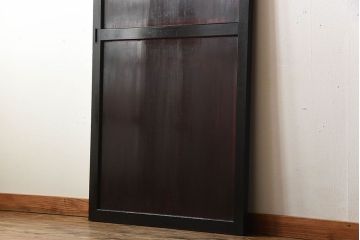 古民具・骨董　古い木のアンティーク帯戸(1)