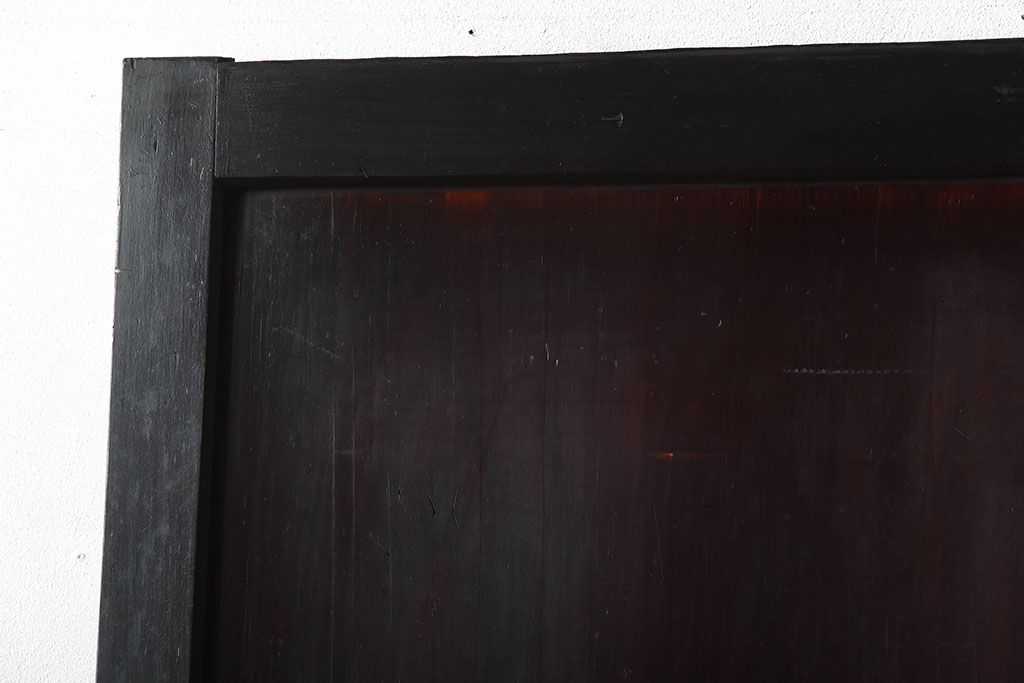 古民具・骨董　古い木のアンティーク帯戸(1)