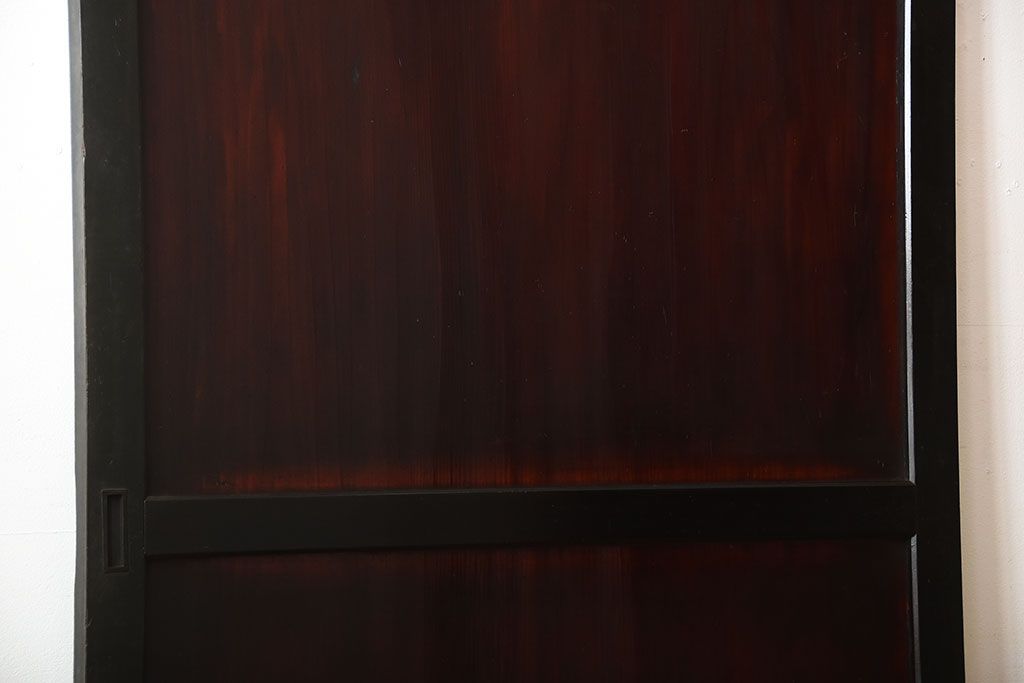 古民具・骨董　古い木のアンティーク帯戸(1)