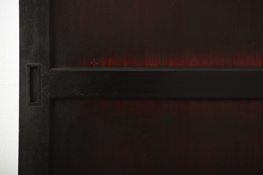 古民具・骨董　古い木のアンティーク帯戸(1)