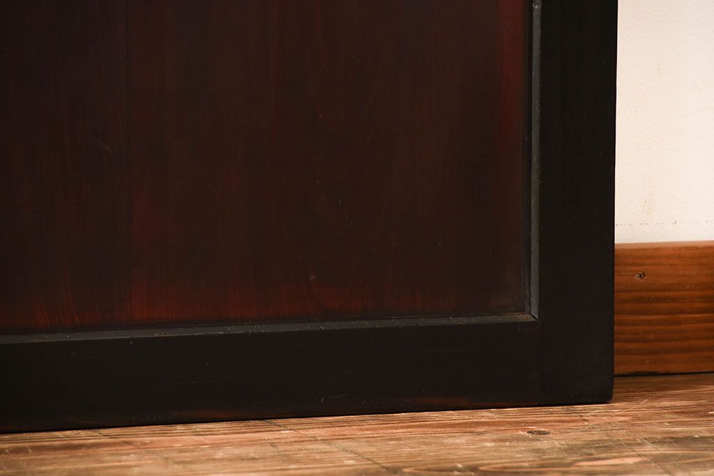 古民具・骨董　古い木のアンティーク帯戸(1)