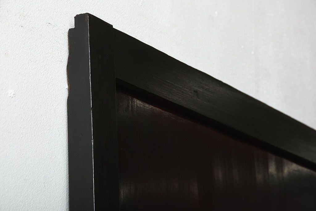 古民具・骨董　古い木のアンティーク帯戸(1)