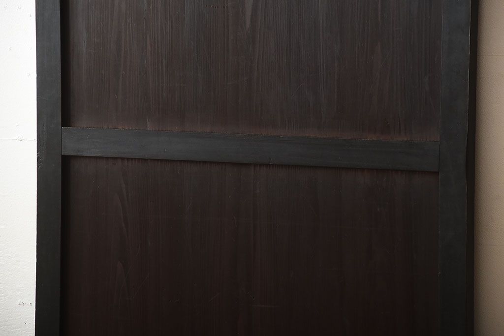 古民具・骨董　古い木のアンティーク帯戸(1)