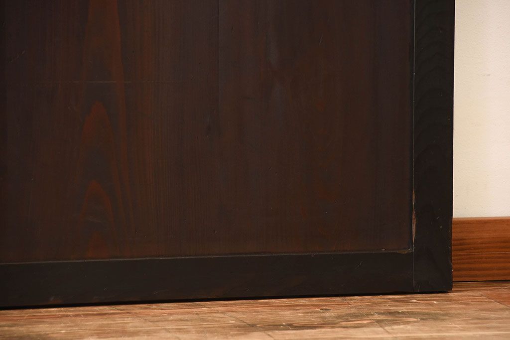 古民具・骨董　古い木のアンティーク帯戸(1)