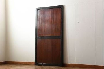 古民具・骨董　古い木のアンティーク帯戸(2)