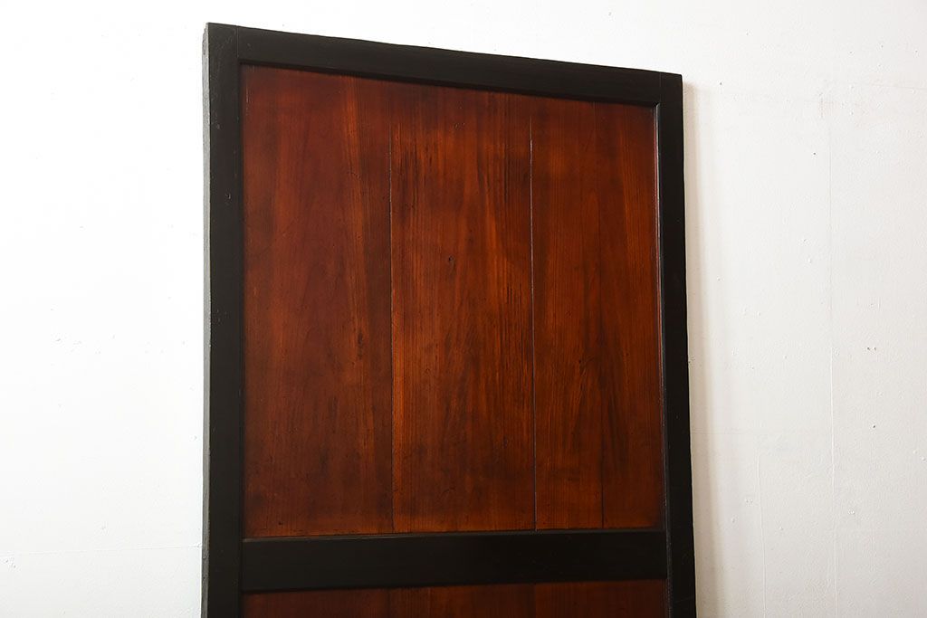 古民具・骨董　古い木のアンティーク帯戸(2)