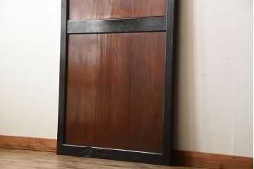 古民具・骨董　古い木のアンティーク帯戸(2)