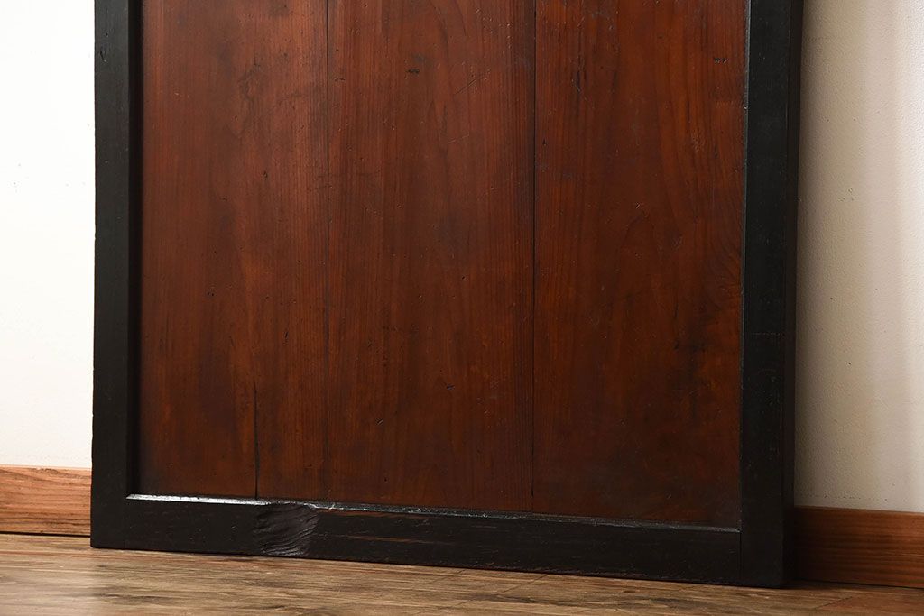 古民具・骨董　古い木のアンティーク帯戸(2)