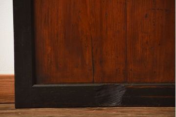 古民具・骨董　古い木のアンティーク帯戸(2)