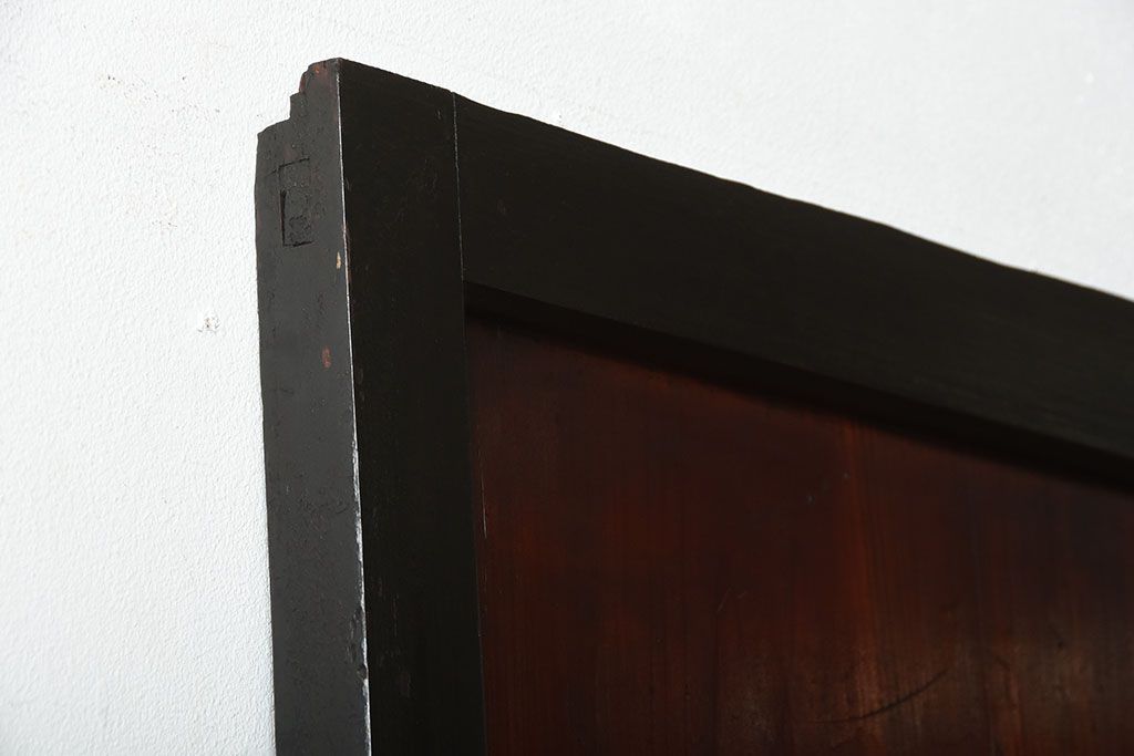 古民具・骨董　古い木のアンティーク帯戸(2)