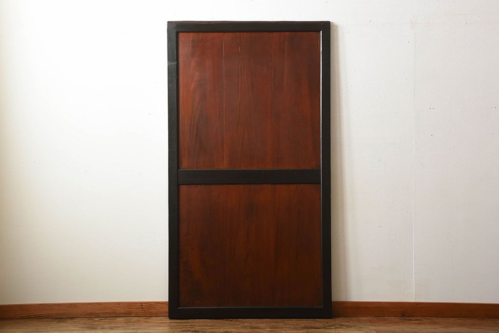 古民具・骨董　古い木のアンティーク帯戸(2)