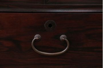 アンティーク家具　古民具・骨董　前面黒檀材!アンティークテレビボード(ローボード)