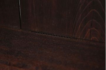 アンティーク家具　古民具・骨董　前面黒檀材!アンティークテレビボード(ローボード)