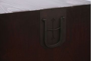 アンティーク家具　古民具・骨董　前面黒檀材!アンティークテレビボード(ローボード)