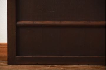 古民具・骨董　古い木製のアンティーク舞良戸ドア