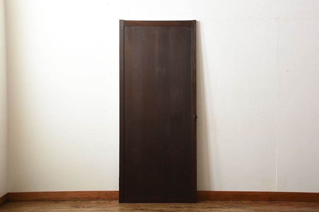 古民具・骨董　古い木製のアンティーク舞良戸ドア