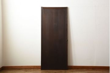 古民具・骨董　古い木製のアンティーク舞良戸ドア