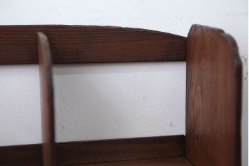 アンティーク家具　和製アンティーク　引き出し付き!小さな古い木の本立て