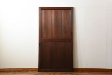 古民具・骨董　古いナチュラルな木味のアンティーク帯戸